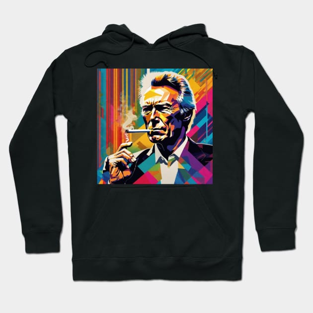 Clint Eastwood Hoodie by BryanWhipple